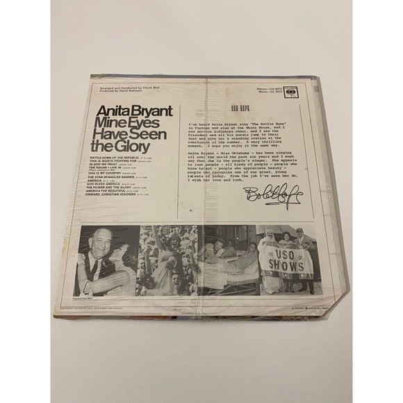 Anita Bryant Mine Eyes Have Seen The Glory LP NEW SEALED Vinyl Columbia CS 9373 - Picture 2 of 3